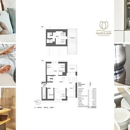 Bades Huk Haus 10 40 - Og Lejlighed *